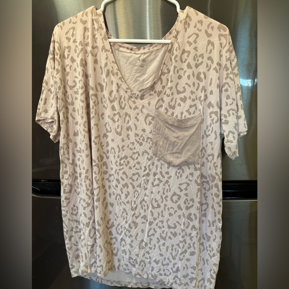 Kyte BABY Blush Pink Leopard Print Tee